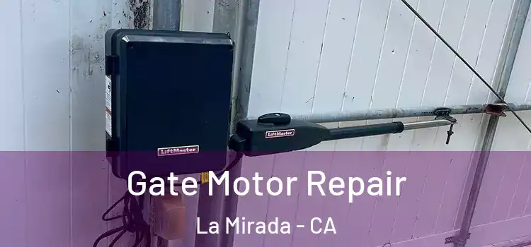 Gate Motor Repair La Mirada - CA